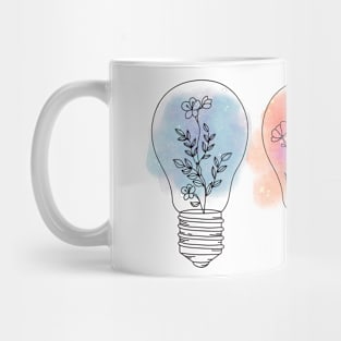 Wildflower Lightbulbs Mug